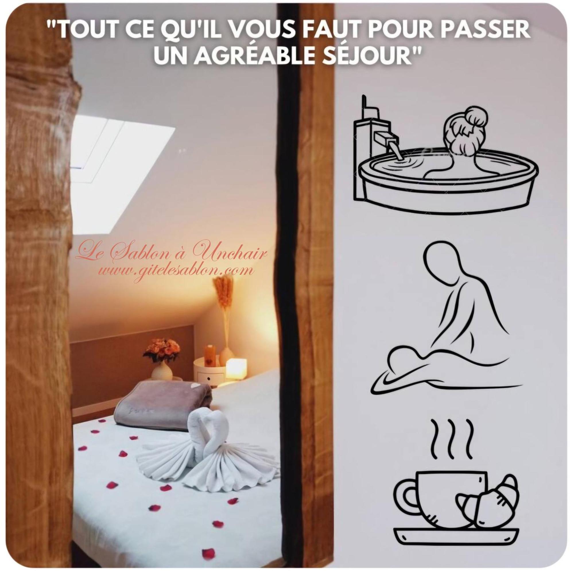 Le Sablon - Appartement Bien-Etre, Spa & Massages A 20Mn De Reims Centre Unchair Экстерьер фото